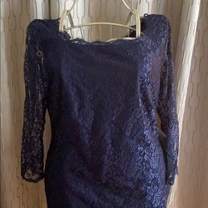 Gorgeous navy lace dress